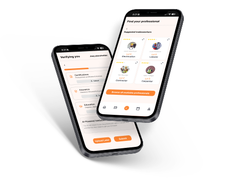 Joey mobile app screens